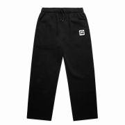 Mens Relax Cuffless Joggers Front Black 1080X1080