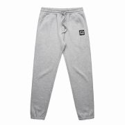 Mens Stencil Joggers Front Athletic Grey 1080X1080
