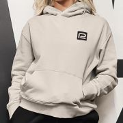 Womens Hoodie Front ECRU 1080X1080
